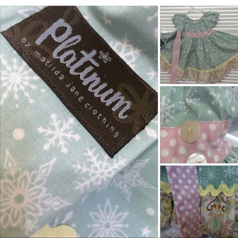 Platinum New Dress Top snowflake Matilda Jane